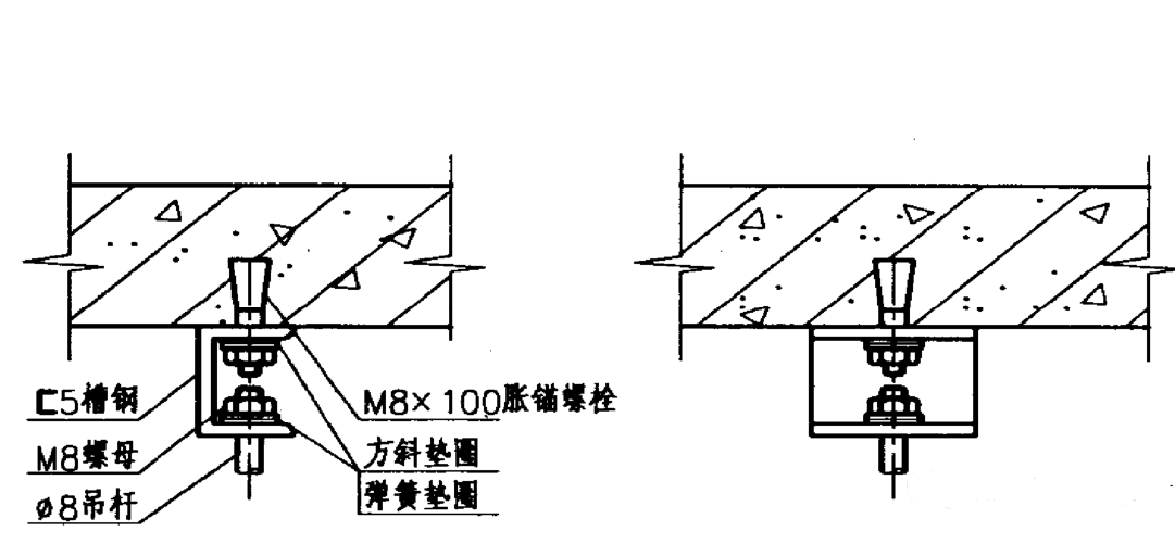 風機盤管安裝技術要求、示意圖與節點說明